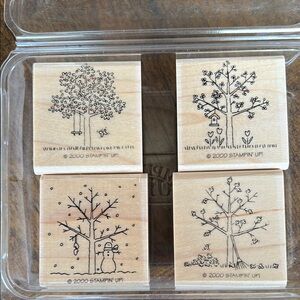 Stampin' Up! “A Tree for All Seasons”2000 Wooden Stamp Set